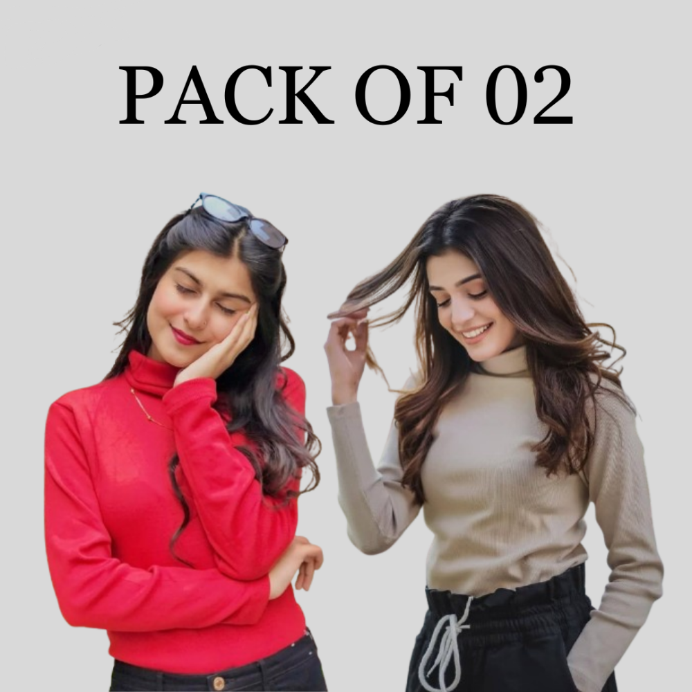 Highneck pack of 2 Different colors