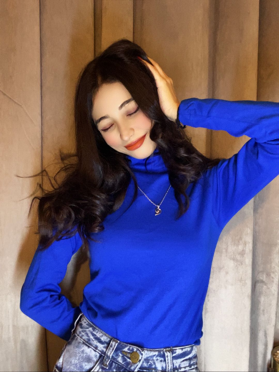 Royal Blue Highneck