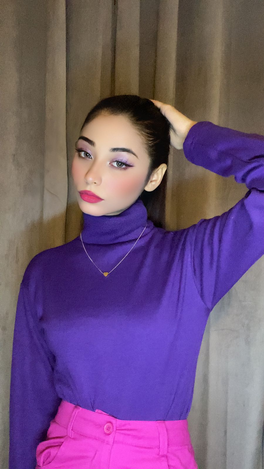 Dark Purple Highneck